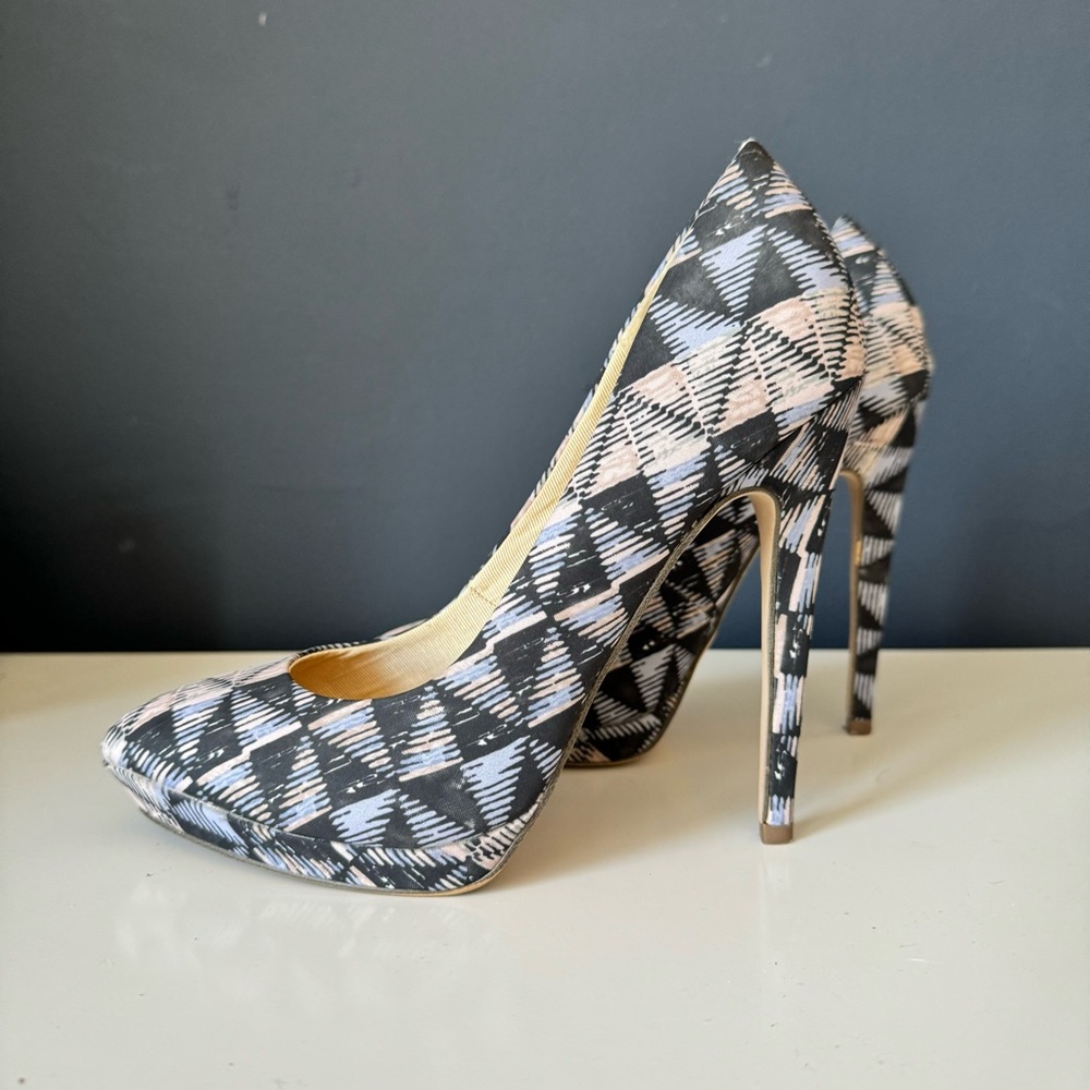 ASOS platform cloth heels